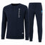 Pigiama Serafino SSC Napoli Smart Blu Grigio Melange