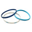 Set 3 Braccialetti Sottili in Silicone SSC Napoli