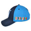 Cappello adulto baseball scudetto SSC Napoli bicolore blu e azzurro