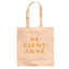 Shopper SSC Napoli in Cotone Ecru Cento