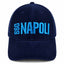 Cappello Snapback SSC Napoli Blu Vellutino con Logo Azzurro