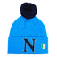 Cappello Pon Pon Azzurro SSC Napoli con Scudetto