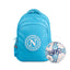 Zaino Scuola Azzurro Ssc Napoli + Pallone