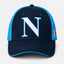 Cappello adulto baseball scudetto SSC Napoli bicolore blu e azzurro