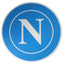 Mousepad Tondo Celeste con Logo Bianco SSC Napoli