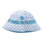 Cappello Double Rigatino Bianco e Azzurro SSC Napoli