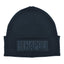 Cappello SSC Napoli in Lana Blu con Scritta Tono su Tono