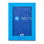 Copertina neonato in ciniglia blu SSC Napoli