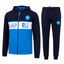 Tuta Felpata Homewear con Cappuccio Bambino Blu SSC Napoli