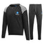Pigiama Serafino Nero Logo SSC Napoli