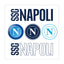 Stickers Assortiti Scritte e Loghi SSC Napoli